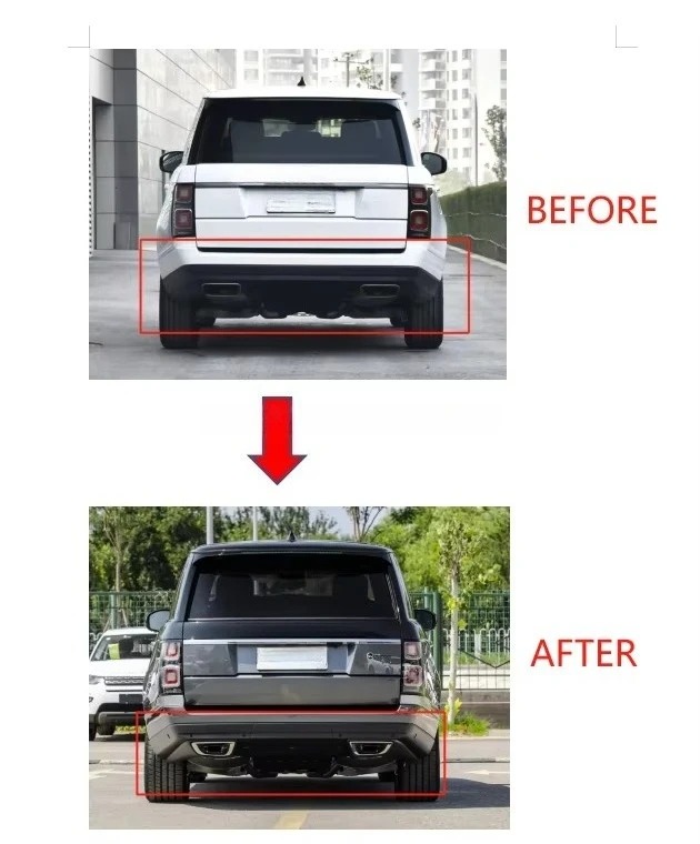 For RR vogue 2018-2022 Base Upgrade to SVA Version Low to High Grille Side Vent  Rear  Bumper Completely Body Kit
